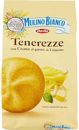 Mulino Bianco Tenerezze Limone Plätzchen 200g Mulino Bianco Tenerezze Limone Gebäck 200g