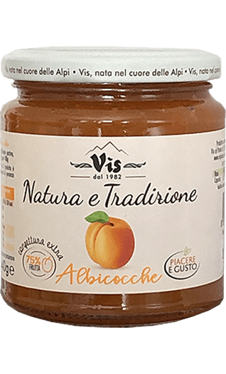 VIS Fruchtaufstrich Aprikose - Albicocche 340g VIS Brotaufstrich Aprikose - Albicocche 340g